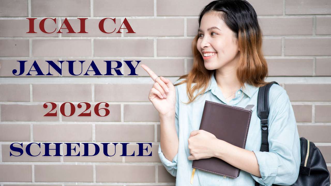 ICAI CA January 2026 Schedule